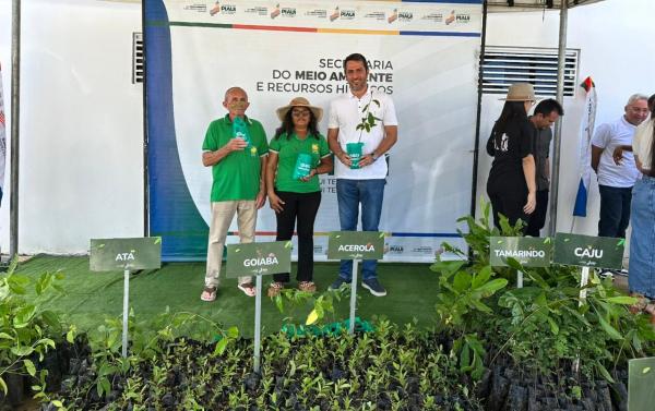 Piaui ultrapassa 3,6 milhões de mudas nativas e frutíferas distribuídas; o equivalente a mais de 3 mil campos de futebol(Imagem:Ascom Semarh)