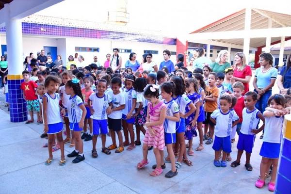 Educa&ccedil;&atilde;o de Floriano entrega amplia&ccedil;&atilde;o da Creche Solimar Alencar(Imagem:Secom)