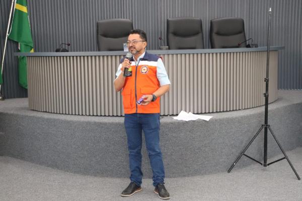 Diretor de Preven&ccedil;&atilde;o e Mitiga&ccedil;&atilde;o da Defesa Civil, Werton Costa.(Imagem:Divulga&ccedil;&atilde;o)