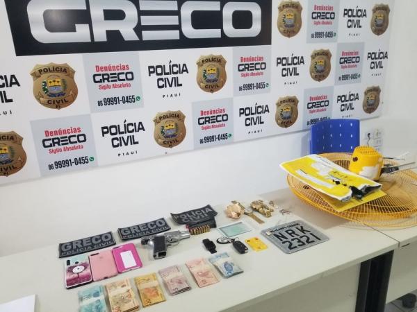 Suspeito de roubos a banco é preso na casa da namorada pela polícia em Teresina