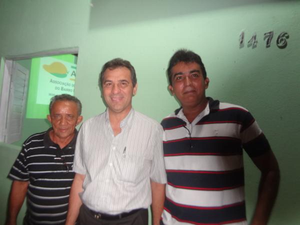 Vice-Presidente Vicente Rodrigues,  Prefeito Gilberto J&uacute;nior e o Presidente Claudio Pereira.(Imagem:FlorianoNews)