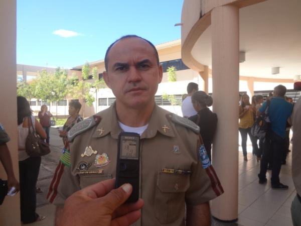 Capit&atilde;o Ubiracy Torres, Comandante do Ronda Cidad&atilde;o de Floriano.(Imagem:FlorianoNews)