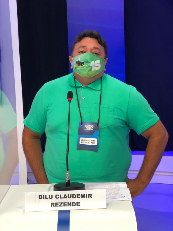 Bilu Claudemir Rezende (MDB)(Imagem:Portal Meio Norte)
