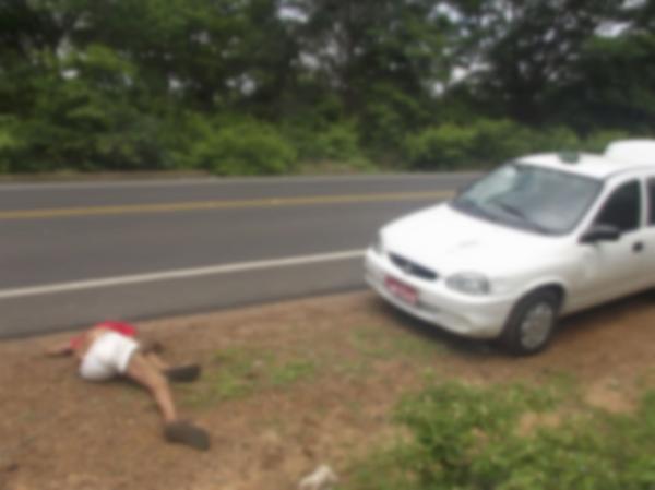 Ciclista entra em &oacute;bito ap&oacute;s atropelamento em Floriano.(Imagem:FlorianoNews)