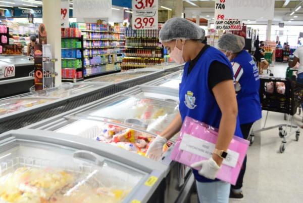 Supermercados são alvo de fiscalização da Vigilância Sanitária em Floriano