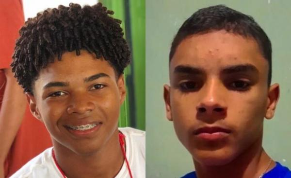 L&iacute;vio Claudinei e Samuel. (Imagem:Arquivo Pessoal)