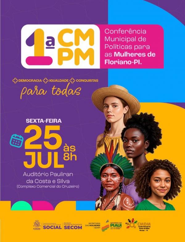 Floriano realiza a 1ª Conferência Municipal de Políticas para as Mulheres