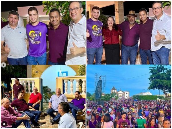  Deputado Francisco Costa participa da prociss&atilde;o de Bom Jesus dos Passos em Oeiras.(Imagem:Reprodu&ccedil;&atilde;o/Instagram)