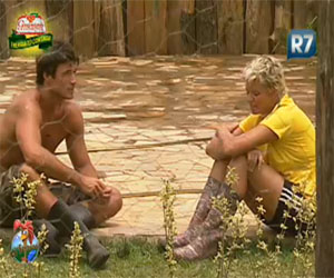 Daniel e Luiza conversam sobre os rumos do reality
