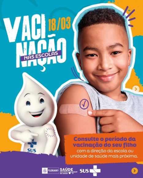 Secretaria de Saúde de Floriano inicia vacinação nas escolas para atualização de imunização