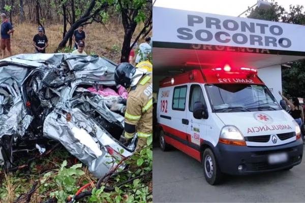 Mãe e bebê de 2 anos morrem em colisão na BR-222, no PI; pai, filhos e babá ficam feridos