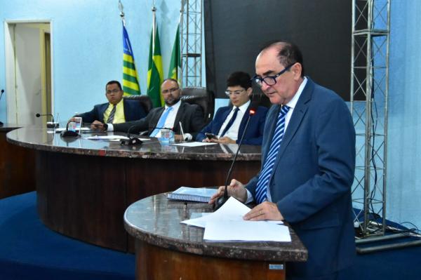 Aberto na C&acirc;mara Municipal de Floriano o Ano Legislativo 2023.(Imagem:CMF)