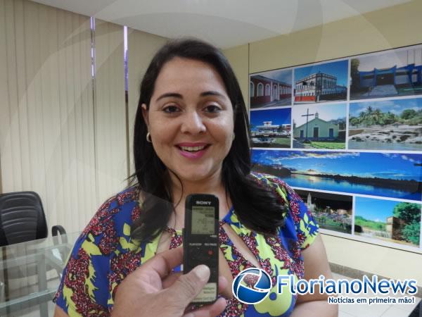 Manuela Simpl&iacute;cio, Secret&aacute;ria de Meio Ambiente.(Imagem:FlorianoNews)