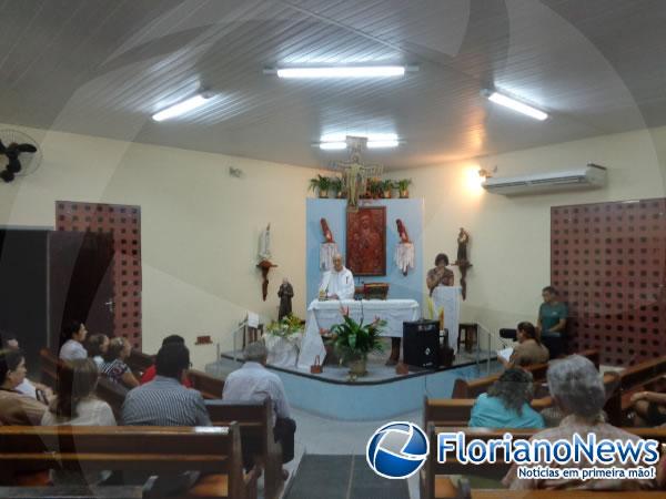 Iniciado os festejos de S&atilde;o Pio de Pietrelcina no bairro Guia.(Imagem:FlorianoNews)