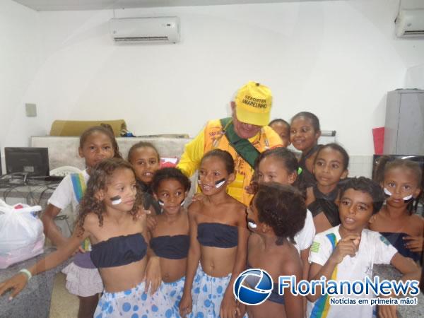 Dia da Consci&ecirc;ncia Negra &eacute; celebrado na Escola Municipal Binu Le&atilde;o. (Imagem:FlorianoNews)