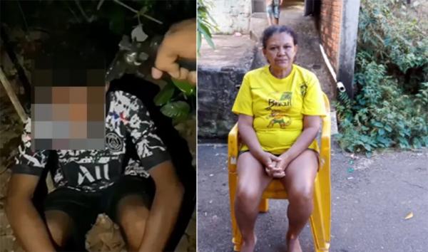  M&atilde;e recebe v&iacute;deo do filho de 14 anos sendo assassinado e tenta encontrar corpo em Teresina.(Imagem: Reprodu&ccedil;&atilde;o )