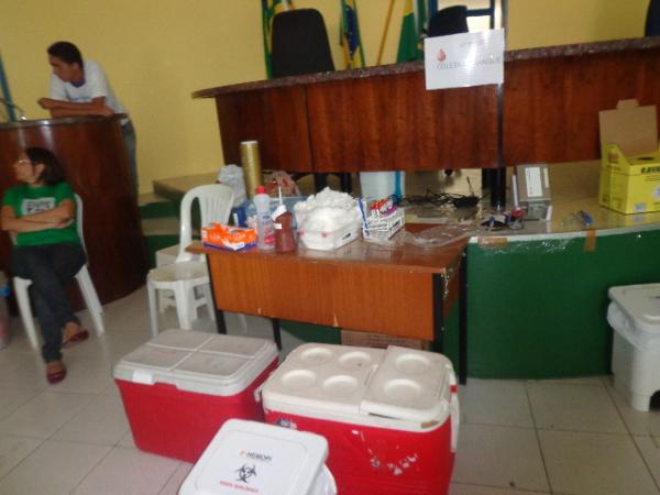 Entidades realizam Campanha para Doa&ccedil;&atilde;o de Sangue em Floriano.(Imagem:FlorianoNews)
