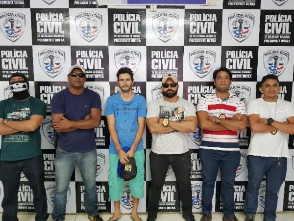 Empres&aacute;rio florianense &eacute; preso pela Pol&iacute;cia Civil na cidade de Presidente Dutra.(Imagem:Pol&iacute;cia Civil)