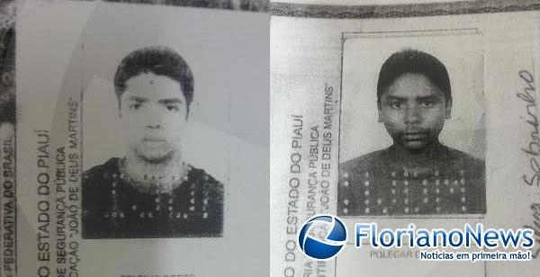 Willdemberg Castro e Djavan da Silva Sobrinho.(Imagem:FlorianoNews)