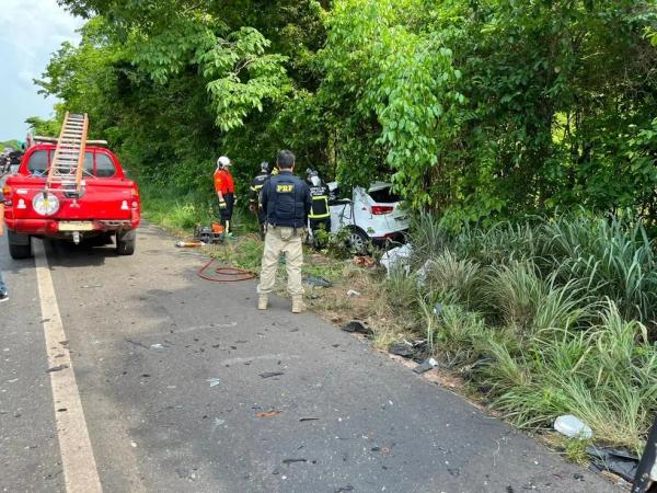 Empresário que morreu em acidente com três veículos invadiu contramão na BR-343, diz PRF
