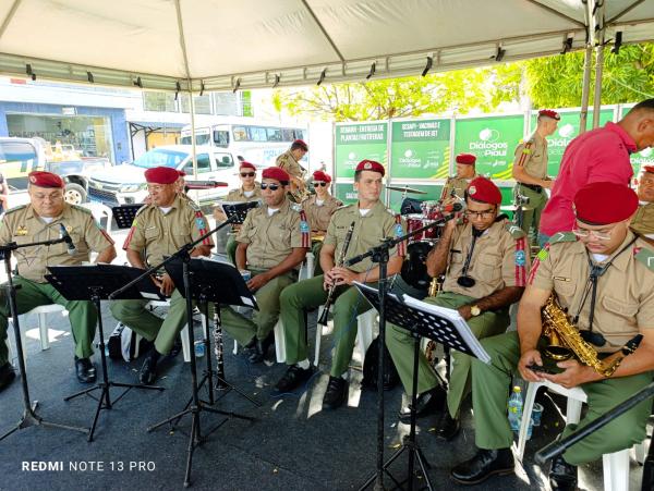 Banda da Pol&iacute;cia Militar do Piau&iacute;(Imagem:FlorianoNews)