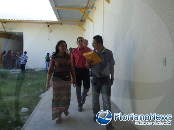 Rejane Dias visita instala&ccedil;&otilde;es do Centro de Educa&ccedil;&atilde;o Profissionalizante de Floriano.(Imagem:FlorianoNews)