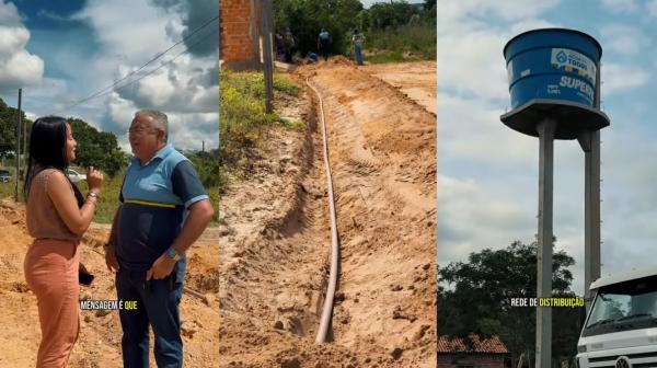  Prefeitura refor&ccedil;a abastecimento de &aacute;gua no bairro S&atilde;o Crist&oacute;v&atilde;o, em Bar&atilde;o de Graja&uacute;.(Imagem:Reprodu&ccedil;&atilde;o/Instagram)