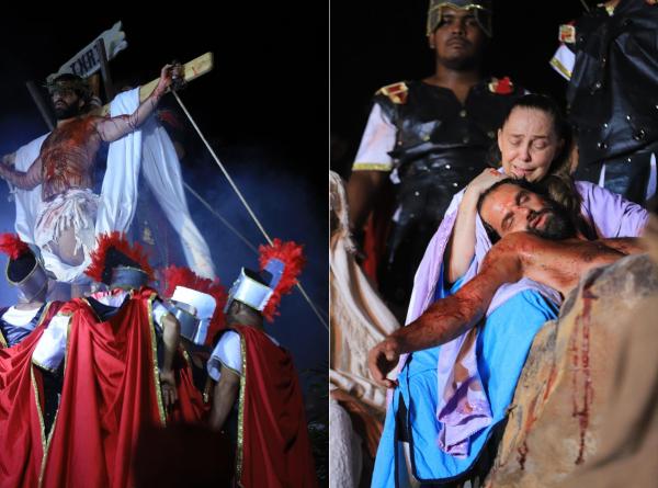 P&uacute;blico recorde: 15 mil pessoas assistem &agrave; Paix&atilde;o de Cristo em Floriano(Imagem:Francisco Gondim/Grupo Escalet)