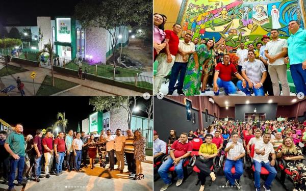 Deputado Francisco Costa participa de inaugura&ccedil;&atilde;o do Cine Teatro em S&atilde;o Jo&atilde;o do Arraial.(Imagem:Reprodu&ccedil;&atilde;o/Instagram)