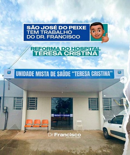 Deputado Francisco Costa inaugura novas instalações do Hospital Municipal em São José do Peixe