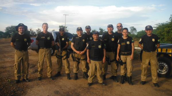 PRF realizou treinamento com novo armamento em Floriano