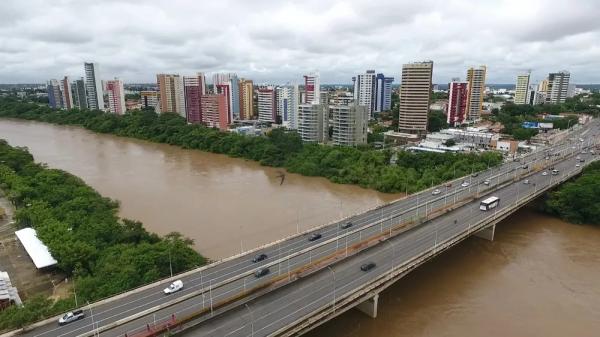  Rio Poti em Teresina (Imagem:Reprodu&ccedil;&atilde;o/TV Clube )