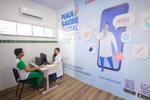 Governo instala salas do Piauí Saúde Digital em todas escolas estaduais de tempo integral
