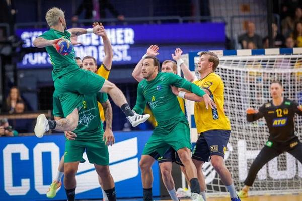 Brasil perdeu para a Su&eacute;cia na estreia do Mundial de handebol 2023 (Imagem: IHF / Kolektiff Images)