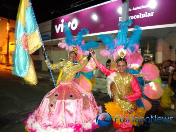 Cores, brilhos e samba no p&eacute; marcaram os desfiles das escolas de samba. (Imagem:FlorianoNews)