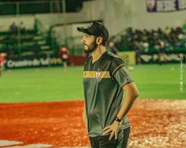 Mathaus Sodr&eacute;, t&eacute;cnico do &Aacute;guia de Marab&aacute;.(Imagem:L&eacute;o Lods/&Aacute;guia de Marab&aacute;)