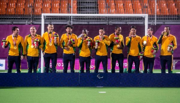 Brasil bate a Argentina e fatura o penta no futebol de 5 nas Paralimpíadas