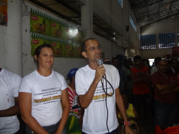 Lan&ccedil;ado o projeto Hist&oacute;rias Centrais no Mercado P&uacute;blico de Floriano.(Imagem:FlorianoNews)