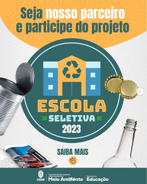 Projeto Escola Seletiva 2023 convida população a contribuir com a reciclagem em Floriano