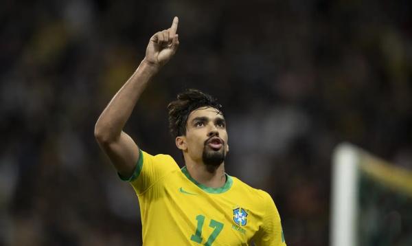 Lucas Paquet&aacute;(Imagem:Lucas Figueiredo/CBF/Direitos Reservados)