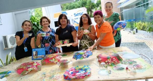 Do reaproveitamento à arte: oficina transforma materiais em obras criativas no Sesc Beira Rio
