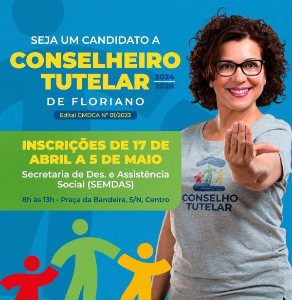 Inscrições seguem abertas para candidatos ao Conselho Tutelar de Floriano