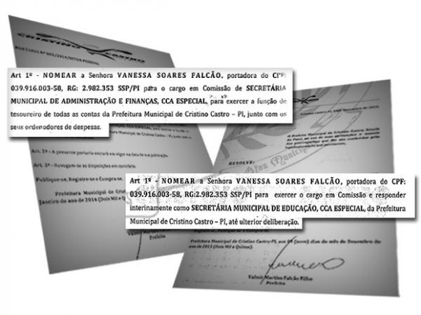 MP processa prefeito do Piauí que nomeou filha para duas secretarias