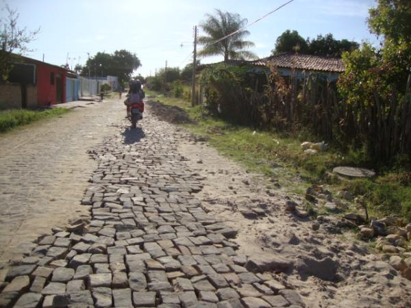 Obra do Esgotamento Sanit&aacute;rio(Imagem:Amarelinho)