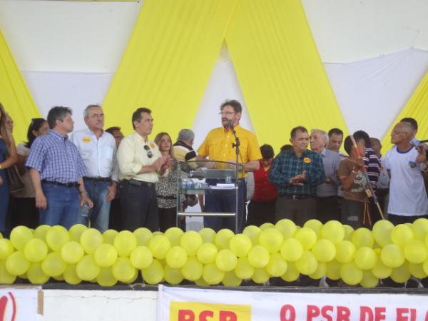 Homologada em conven&ccedil;&atilde;o a candidatura de Gilberto Jr e Salom&atilde;o Holanda.(Imagem:FlorianoNews)