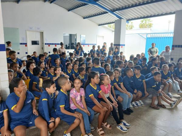Águas do Piauí promove circuito de palestras sobre uso consciente da água em escolas (Imagem:Ascom)