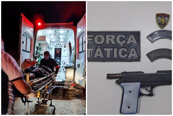 Mulher &eacute; detida ap&oacute;s disparar contra companheiro em Floriano.(Imagem:Reprodu&ccedil;&atilde;o/Instagram)