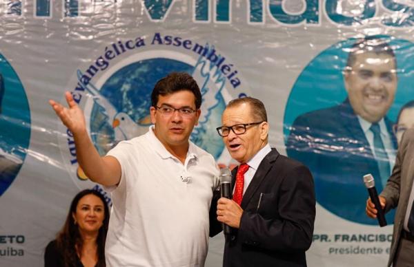 Na Assembleia de Deus, Rafael Fonteles reforça compromisso com evangélicos