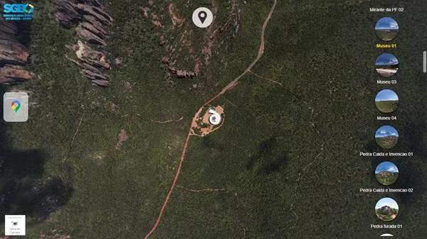 Passeio virtual e imersivo mostra paisagens do Parque Nacional Serra da Capivara em 360&deg; (Imagem:Reprodu&ccedil;&atilde;o)