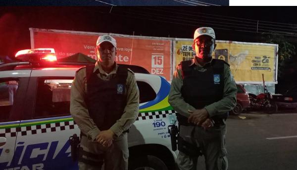 Sucesso no policiamento ostensivo durante as festividades de virada de ano em Floriano.(Imagem:Divulga&ccedil;&atilde;o/PM)